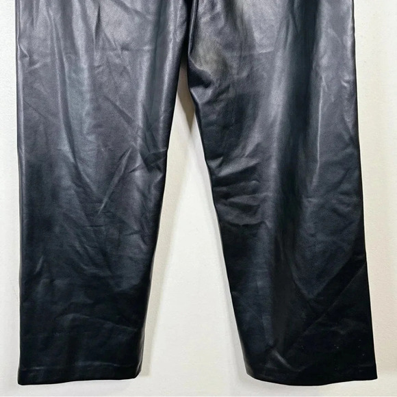 Blank Nyc Elastic Waist Crop Faux Leather  Pants - Picture 14 of 15